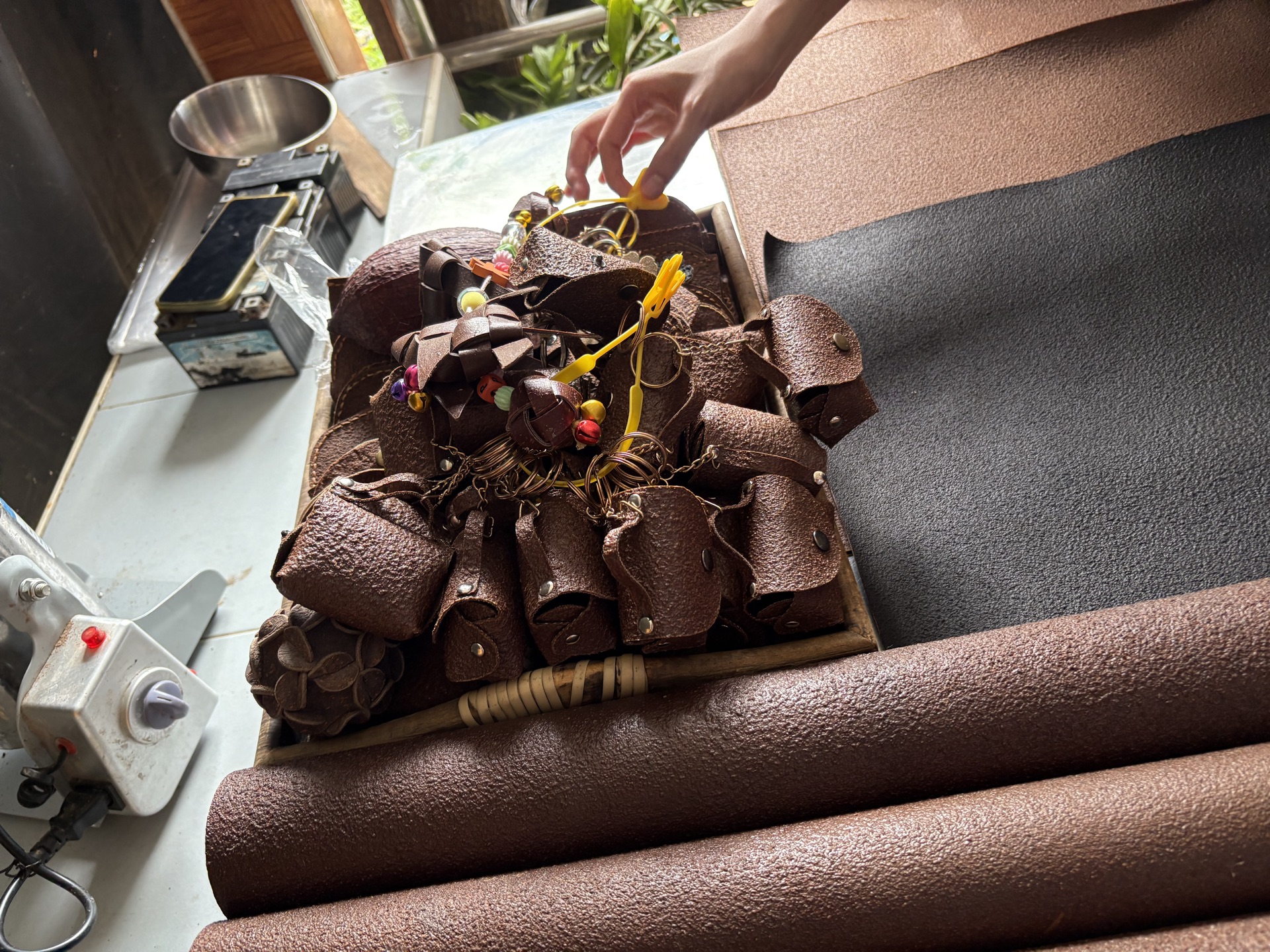 Cacao leather material